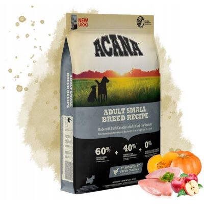 ACANA ADULT SMALL BREED NATURALNA KARMA DLA PSÓW MAŁYCH RAS 6KG ACANA ADULT SMALL BREED NATURALNA KARMA DLA PSÓW MAŁYCH RAS 6KG