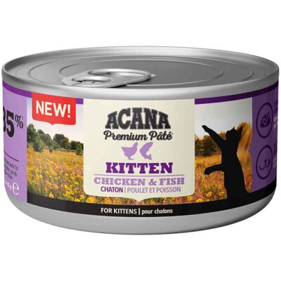 Acana Premium Pâté Kitten Kurczak, Tuńczyk 85g Acana Premium Pâté Kitten Kurczak, Tuńczyk 85g