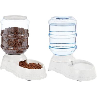 Amazon Basics Dozowniki karmy i wody dla zwierząt S 3,79l 31x32x18 cm BIAŁE Amazon Basics Dozowniki karmy i wody dla zwierząt S 3,79l 31x32x18 cm BIAŁE