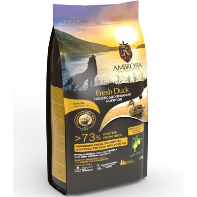 Inny producent Ambrosia Mediterranean Sensitive Świeża Kaczka 5kg Inny producent Ambrosia Mediterranean Sensitive Świeża Kaczka 5kg
