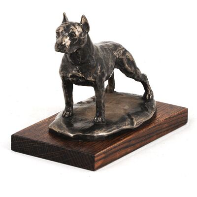 Amerykański Staffordshire terrier, Amstaff, Amstaf - statuetka psa, figurka do biura, trofeum na wystawę psów marki Art-Dog Amerykański Staffordshire terrier, Amstaff, Amstaf - statuetka psa, figurka do biura, trofeum na wystawę psów marki Art-Dog