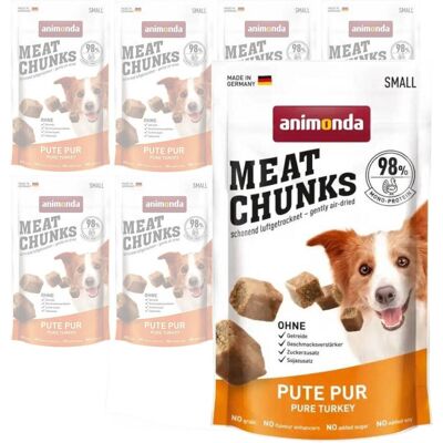 Animonda Meat Chunks 8x60g Przysmak Dla Psa z Indykiem Animonda Meat Chunks 8x60g Przysmak Dla Psa z Indykiem