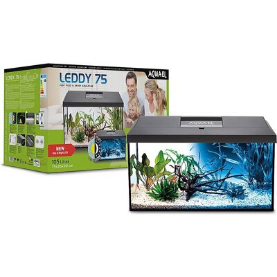 Aquael Leddy 75 Day&Night; Black 2.0 - Zestaw Akwariowy Aquael Leddy 75 Day&Night; Black 2.0 - Zestaw Akwariowy