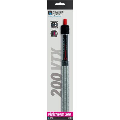 Inny producent Aquarium Systems VisiTherm VTX grzałka do akwarium 200W Inny producent Aquarium Systems VisiTherm VTX grzałka do akwarium 200W