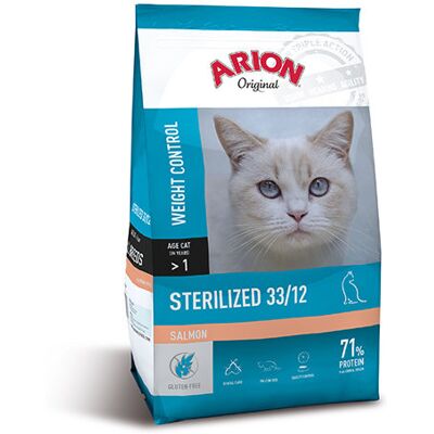 Arion Łosoś Karma dla Sterylizowanych Kotów - 7,5kg Arion Łosoś Karma dla Sterylizowanych Kotów - 7,5kg