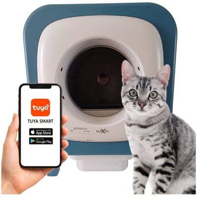 Max Strefa AUTOMATYCZNA KUWETA DLA KOTA SAMOCZYSZCZĄCA Z KAMERA WI-FI INTELIGENTNA X25 Max Strefa AUTOMATYCZNA KUWETA DLA KOTA SAMOCZYSZCZĄCA Z KAMERA WI-FI INTELIGENTNA X25