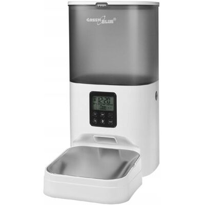 Inny producent Automatyczny dozownik miska podajnik do karmy dla psa kota królika 6L USB / GB393 Inny producent Automatyczny dozownik miska podajnik do karmy dla psa kota królika 6L USB / GB393