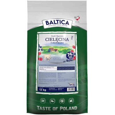 Baltica Adult Cielęcina z jagnięciną M/XL 12kg Baltica Adult Cielęcina z jagnięciną M/XL 12kg