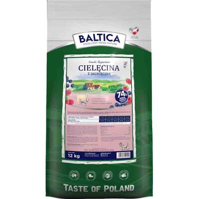 Baltica Adult Cielęcina z jagnięciną XS/S 12kg Baltica Adult Cielęcina z jagnięciną XS/S 12kg