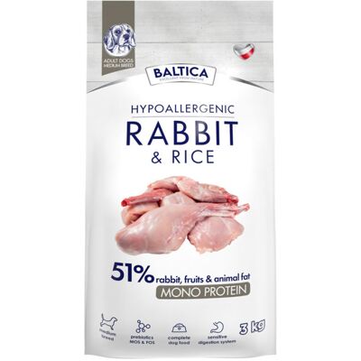 Baltica Adult Rabbit & Rice M 3kg Baltica Adult Rabbit & Rice M 3kg