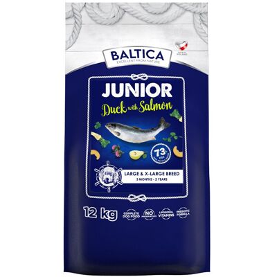 Baltica Junior Duck & Salmon L/Xl 12Kg Łosoś Kaczka Baltica Junior Duck & Salmon L/Xl 12Kg Łosoś Kaczka
