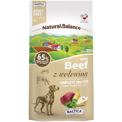 Baltica Natural & Balance Beef M/l 3kg Baltica Natural & Balance Beef M/l 3kg