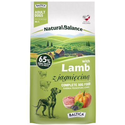 Baltica Natural & Balance Lamb M/L 9kg Baltica Natural & Balance Lamb M/L 9kg