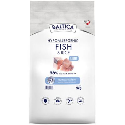 BALTICA Nutraceutic Adult Fish & Rice Light Ryby morskie z ryżem M 9kg BALTICA Nutraceutic Adult Fish & Rice Light Ryby morskie z ryżem M 9kg