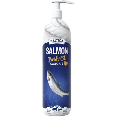 Baltica Olej z łososia Atlantyckiego Salmon Fresh Oil 1000ml Baltica Olej z łososia Atlantyckiego Salmon Fresh Oil 1000ml