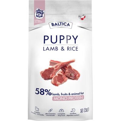 Baltica Puppy Lamb&Rice; 3Kg Baltica Puppy Lamb&Rice; 3Kg