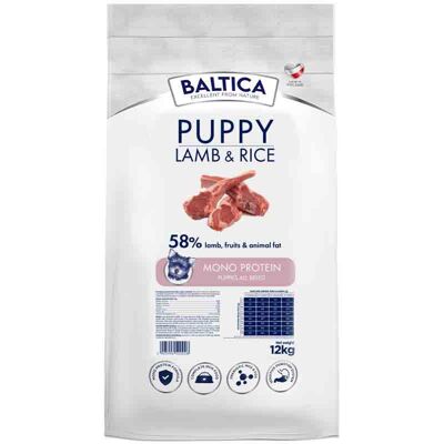 Baltica Puppy Lamb & Rice Jagnięcina z ryżem dla szczeniąt 12kg Baltica Puppy Lamb & Rice Jagnięcina z ryżem dla szczeniąt 12kg