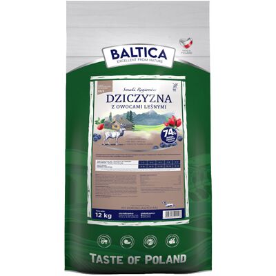 Baltica Smaki Regionów Dziczyzna Z Owocami Leśnymi Xs/S 12Kg Baltica Smaki Regionów Dziczyzna Z Owocami Leśnymi Xs/S 12Kg