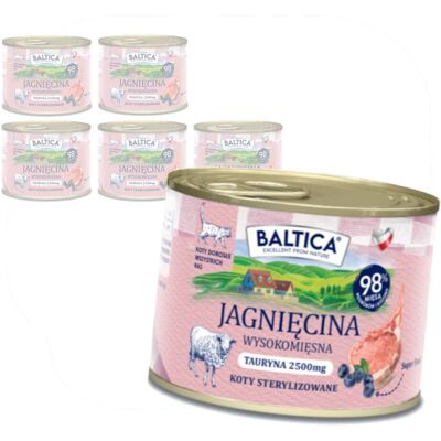 Baltica Smaki Regionów Jagnięcina 6x185g Bezzbożowa Mokra Karma Dla Kotów Sterylizowanych Baltica Smaki Regionów Jagnięcina 6x185g Bezzbożowa Mokra Karma Dla Kotów Sterylizowanych