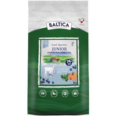 Baltica Smaki Regionów Junior Jagnięciną z Cielęciną XL 9kg dla dużych ras Baltica Smaki Regionów Junior Jagnięciną z Cielęciną XL 9kg dla dużych ras