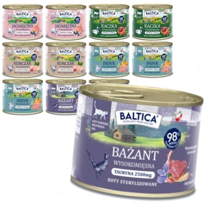 Baltica Smaki Regionów Mix Smaków 12x185g Bezzbożowa Mokra Karma Dla Kotów Sterylizowanych Baltica Smaki Regionów Mix Smaków 12x185g Bezzbożowa Mokra Karma Dla Kotów Sterylizowanych