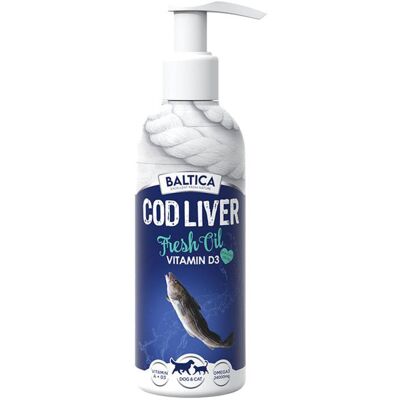 Baltica Tran wątroby dorsza Cod Liver Oil 200ml Baltica Tran wątroby dorsza Cod Liver Oil 200ml