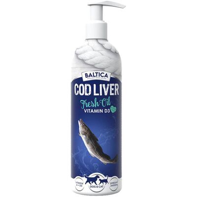 Baltica Tran wątroby dorsza Cod Liver Oil 400ml Baltica Tran wątroby dorsza Cod Liver Oil 400ml