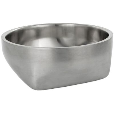 Barry King Miska podłużna dla psa stal nierdzewna z podwójnymi ściankami 21cm Barry King Miska podłużna dla psa stal nierdzewna z podwójnymi ściankami 21cm
