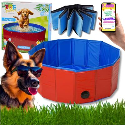 Pltb Basen dla Psa Zwierząt 80x30cm Ogrodowy na Taras Wzmocniony Stabilny Dla Dzieci Kojec + EBOOK Pltb Basen dla Psa Zwierząt 80x30cm Ogrodowy na Taras Wzmocniony Stabilny Dla Dzieci Kojec + EBOOK