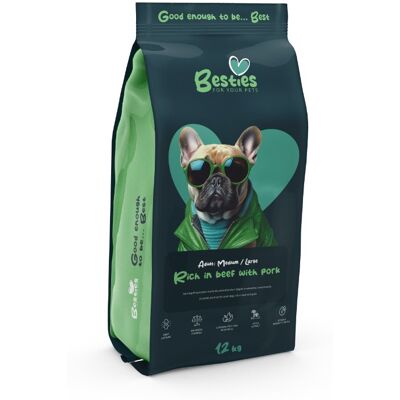 United Besties Premium Adult Dog Medium Large Beef Pork Wołowina Wieprzowina 12Kg United Besties Premium Adult Dog Medium Large Beef Pork Wołowina Wieprzowina 12Kg