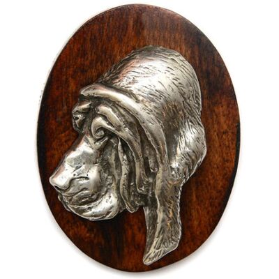 Art-Dog - DogShowPin - Drewno - Silver-plated ZnAl - Pin Art-Dog - DogShowPin - Drewno - Silver-plated ZnAl - Pin