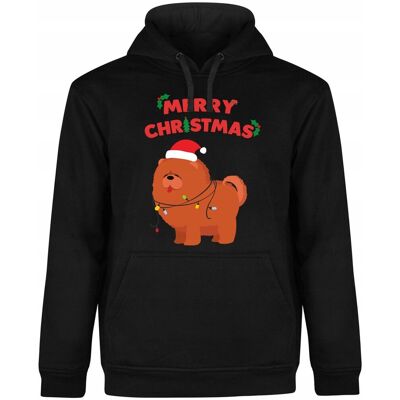 DonWitold Bluza Męska Czarna Świąteczna Na Prezent Święta Pies Psy Z Nadrukiem R-Xxl Model A437 DonWitold Bluza Męska Czarna Świąteczna Na Prezent Święta Pies Psy Z Nadrukiem R-Xxl Model A437