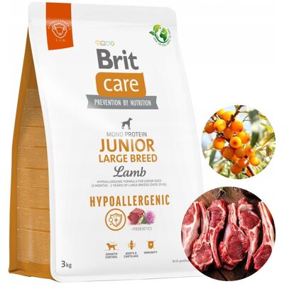 Brit Care Dog Hypoallergenic Junior Lamb / Z Jagnięciną Dla Juniorów 3Kg Brit Care Dog Hypoallergenic Junior Lamb / Z Jagnięciną Dla Juniorów 3Kg