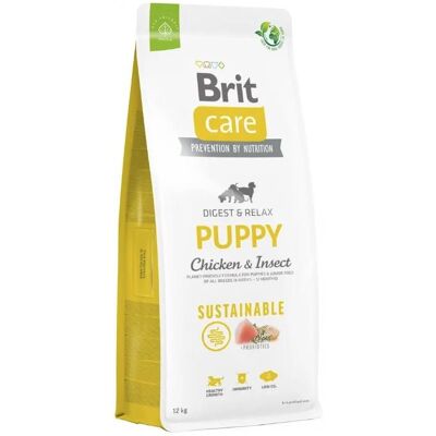 Brit Care Sustainable Puppy sucha karma dla szczeniąt kurczak i owady 12kg Brit Care Sustainable Puppy sucha karma dla szczeniąt kurczak i owady 12kg