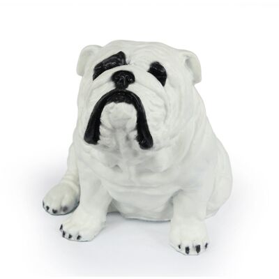 Buldog angielski, Bulldog II - statuetka psa, siedzący pies na biurko, ozdoba do salonu miłośnika psów marki Art-Dog Buldog angielski, Bulldog II - statuetka psa, siedzący pies na biurko, ozdoba do salonu miłośnika psów marki Art-Dog