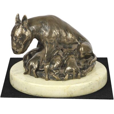 Bulterier, Bull Terrier II - statuetka psa, figurka sylwetki psa, trofeum na wystawę psów marki Art-Dog Bulterier, Bull Terrier II - statuetka psa, figurka sylwetki psa, trofeum na wystawę psów marki Art-Dog
