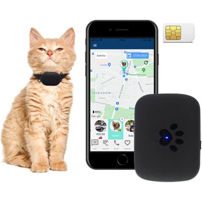CALMEAN Pet Tracker MAXI + obroża S/M + karta SIM CALMEAN Pet Tracker MAXI + obroża S/M + karta SIM
