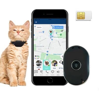 CALMEAN Pet Tracker MINI + obroża S/M + karta SIM CALMEAN Pet Tracker MINI + obroża S/M + karta SIM