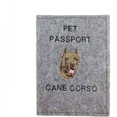 Art-Dog - Cane Corso Italiano - Filc - Etui na paszport Art-Dog - Cane Corso Italiano - Filc - Etui na paszport