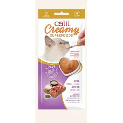 Catit Creamy Superfood Jagnęcina I Komosa 4X10G Catit Creamy Superfood Jagnęcina I Komosa 4X10G