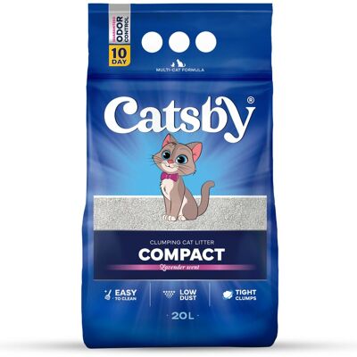 Inna producent Catsby Compact lavender 20l żwirek bentonitowy Inna producent Catsby Compact lavender 20l żwirek bentonitowy