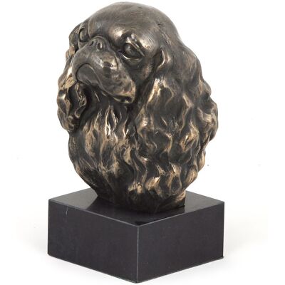 Cavalier King Charles Spaniel I - statuetka psa, popiersie na kamiennej podstawie, rzeźba, trofeum na wystawę psów marki Art-Dog Cavalier King Charles Spaniel I - statuetka psa, popiersie na kamiennej podstawie, rzeźba, trofeum na wystawę psów marki Art-Dog