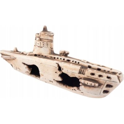 Ceramiczna ozdoba do akwarium WRAK Aqua Nova Ceramiczna ozdoba do akwarium WRAK Aqua Nova
