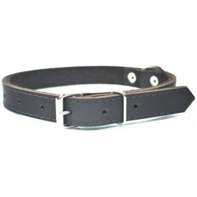 CHABA Obroża skórzana - 40-75cm Brąz CHABA Obroża skórzana - 40-75cm Brąz