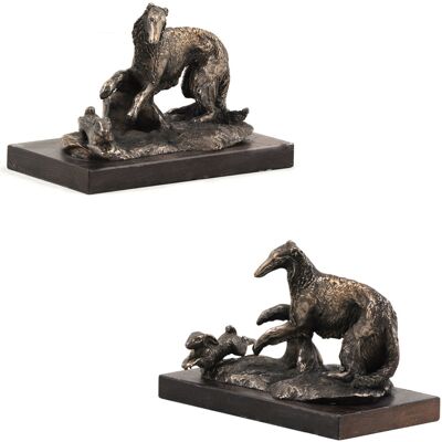 Chart rosyjski borzoj, Borzoi, Barzoi - statuetka psa, figurka sylwetki psa, trofeum na wystawę psów marki Art-Dog Chart rosyjski borzoj, Borzoi, Barzoi - statuetka psa, figurka sylwetki psa, trofeum na wystawę psów marki Art-Dog