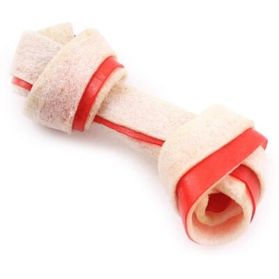 CHICO Przysmak KOŚĆ wiązana WAPIENNA kolorowa 6cm CHICO Przysmak KOŚĆ wiązana WAPIENNA kolorowa 6cm