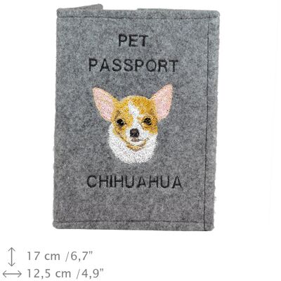 Art-Dog - Chihuahua - Filc - Etui na paszport Art-Dog - Chihuahua - Filc - Etui na paszport