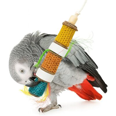 BACK ZOO NATURE Color Crunch Twist - zabawka dla średnich i dużych papug BACK ZOO NATURE Color Crunch Twist - zabawka dla średnich i dużych papug