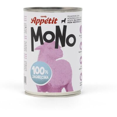 Comfy Appetit karma monoproteinowa hipoalergiczna dla psa z jagnięciną, 24x400g Comfy Appetit karma monoproteinowa hipoalergiczna dla psa z jagnięciną, 24x400g