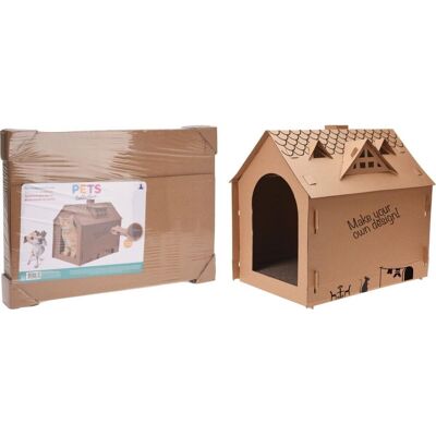 CATS Collection Domek Dla Kota Psa 48X34X36Cm Kartonowy CATS Collection Domek Dla Kota Psa 48X34X36Cm Kartonowy